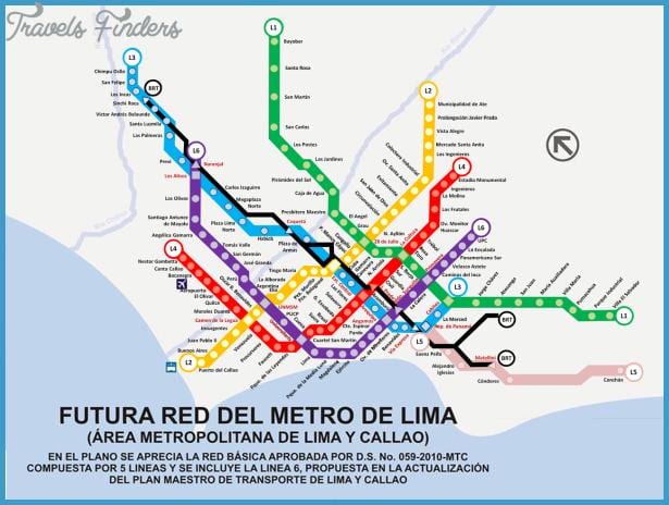 نقشه metropolitano لیما