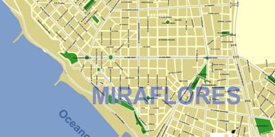 نقشه Lima, پرو