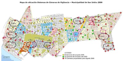 نقشه از san isidro لیما